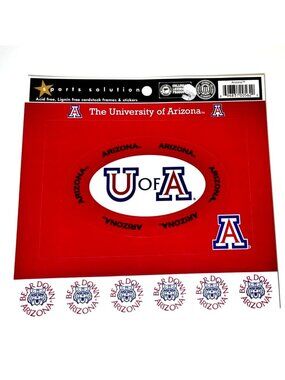 University of Arizona Wildcats NCAA Cardstock Sticker Frame